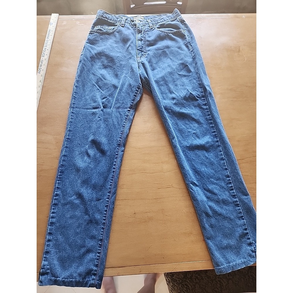 VTG For Joseph‎ Womens Jeans Sz 31 High Rise Straight Light Wash 5 Pocket